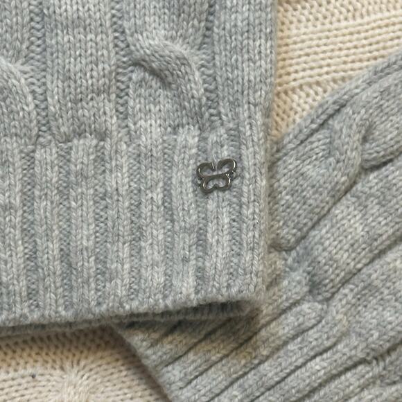 Sunday Best Gray Chunky Cable Knit Sweater sz XS Wool - Picture 3 of 8